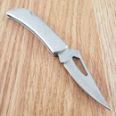 Frost Cutlery Silver Hawk Folding Knife 2.25" Stainless Blade 2Cr13 Steel Handle