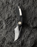 Bestech Knives Bihai Linerlock Folding Knife 2.13" 14C28N Steel Blade Black G10 Handle