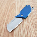 Kershaw PUB Mini Knife 1.75" 8Cr13MoV Steel Blade Blue Aluminum/Stainless Handle
