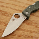Spyderco Ladybug 3 Lockback Folding Knife 1.88" VG-10 Steel Blade Green FRN Handle