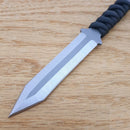 Condor Neck Gladius Fixed Knife 3.14" 1075HC Steel Blade Wrapped Paracord Handle