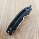 Bestech Knives Strelit Liner Folding Knife 1.5" 14C28N Sandvik Steel Blade Black G10 Handle