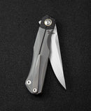 Bestech Knives THYRA Folding Knife 3½ Bohler M390 Steel Blade Titanium/CF Handle