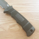 SOG Seal Pup Fixed Knife 4.75" AUS-8 Stainless Blade Black Reinforced Zytel Handle