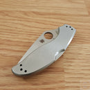 Spyderco Uptern Lock Folding Knife 2.84" 8Cr13MoV Steel Blade Stainless Handle