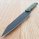 CJRB Silax Fixed Knife 5.13" AR-RPM9 Steel Full Tang Blade OD Green G10 Handle