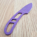 ESEE Candiru Fixed Knife 2" Purple Powder Coated 1095HC Steel Drop Point Blade One Piece Skeletonized Construction CANPURP