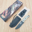 ESEE Model 5 Tactical Fixed Knife 5.25" 1095HC Steel Blade Canvas Micarta Handle 5PTG