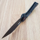 CJRB Caldera Liner Folding Knife 3.5" AR-RPM9 Steel Blade Black/Blue/Gray G10