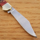 Frost Cutlery Caliber Midlock Folding Knife Stainless Steel Blade Bone Handle
