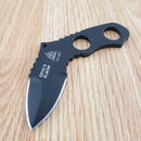 TOPS Devils Elbow Skeleton Fixed Knife 1095HC Steel One Piece Construction