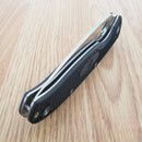 Spyderco Resilience Folding Knife 4.25" Part Serrated 8Cr13MoV Steel Blade FRN