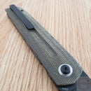 Artisan Sirius Linerlock Folding Knife 3.5" AR-RPM9 Steel Blade Micarta Handle