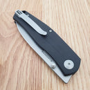Civivi Sokoke Folding Knife 3.38" 14C28N Sandvik Steel Blade Black G10 Handle