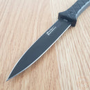 Case XX Harley Fixed Knife 3.75" Stainless Steel Dagger Blade Black G10 Handle
