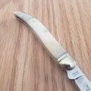 Rough Ryder Baby Toothpick Pocket Knife Stainless Steel Blade White Bone Handle