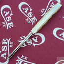 Case XX Cutlery Mini Trapper Pocket Knife Stainless Blades Amber Bone Handle