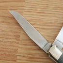 Case XX Trapper Pocket Knife Chrome Vanadium Carbon Steel Blades Jigged Bone Handle