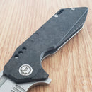 Bestech Knives Shodan Folding Knife 3.88" S35VN Steel Blade Carbon Fiber/Titanium Handle
