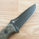 Spartan Blades Alala Fixed Knife 3.75" Cro-Van Carbon 1095 Steel Blade Micarta