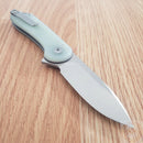 Civivi Elementum II Folding Knife 2.96" Nitro-V Steel Drop Blade Jade G10 Handle