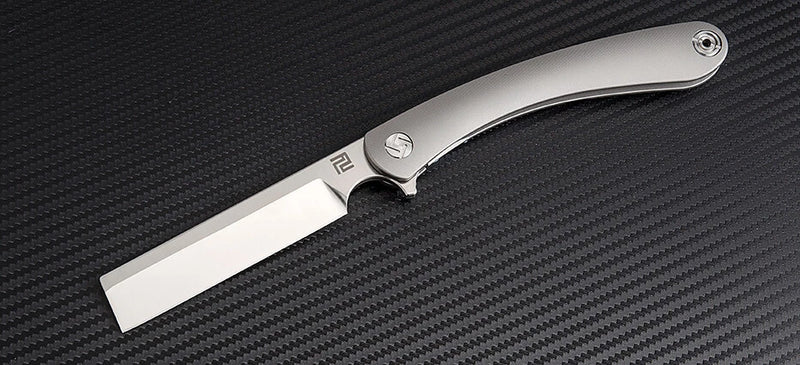Artisan Orthodox Folding Knife 3.75" Bohler M390 Steel Blade Titanium Handle