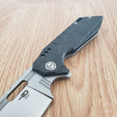Bestech Knives Shodan Folding Knife 3.88" S35VN Steel Blade Carbon Fiber/Titanium Handle
