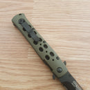 Cold Steel Ti-Lite Liner Folding Knife 4" AUS-8A Steel Blade Green ZY-EX Handle