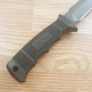 SOG Seal Pup Fixed Knife 4.75" AUS-8 Stainless Blade Black Reinforced Zytel Handle