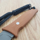 Civivi Tamashii Fixed Knife 4.13" D2 Steel Blade Brown Canvas Micarta Handle