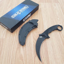Cold Steel Tiger Fixed Knife 4.75" AUS-8A Steel Blade Balck Textured Griv-Ex Handle