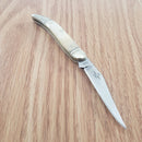 Rough Ryder Baby Toothpick Pocket Knife Stainless Steel Blade White Bone Handle