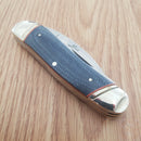 Rough Ryder Whittler Pocket Knife Stainless Steel Blades Jean Micarta Handle