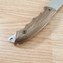 BPS Knives Bushcraft Fixed Knife 5" 5Cr14MoV Steel Full Blade Walnut Handle