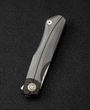 Bestech Knives THYRA Folding Knife 3½ Bohler M390 Steel Blade Titanium/CF Handle