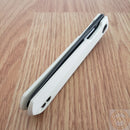 Bestech Knives Bestechman Dundee Linerlock Folding Knife 3.5" D2 Tool Steel Blade White G10 Handle