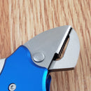 Myerchin Sailors Tool Liner Stainless Steel Blade Blue Aluminum Handle