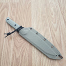 CJRB Silax Fixed Knife 5.11" AR-RPM9 Steel Wharncliffe Blade Beige G10 Handle