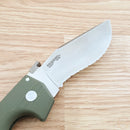 Cold Steel Spartan Folding Knife 4.5" CPM-S35VN Steel Blade OD Green G10 Handle