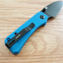 Civivi Baby Banter Pocket Folding Knife 2.2" Nitro-V Steel Blade Blue G10 Handle