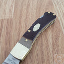 Schrade Old Timer Folding Knife Stainless Steel Blade Sawcut Delrin Handle 3OT