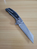 Artisan Megahawk Folding Knife 3.75" S35VN Steel Blade Titanium/Carbon Fiber Handle