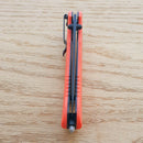Kershaw Barricade Folding Knife 3.5″ 8Cr13MoV Steel Blade Orange GRN Handle
