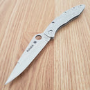 Spyderco Police Model Folding Knife 4.15" VG10 Steel Blade 2Cr13 Stainless Handle