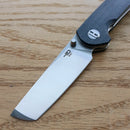 Bestech Knives Sledgehammer Folding Knife 3" D2 Tool Steel Blade Black Micarta Handle