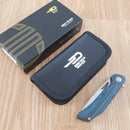Bestech Knives Falko Liner Folding Knife 3.75" 154CM Steel Blade Carbon Fiber/G10 Handle