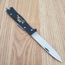OTTER-Messer Mercator Folding Knife 3.5" Carbon Steel Blade Metal Alloy Handle