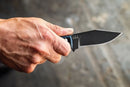 TOPS Delta Unit 3 Fixed Knife 3.5" 1095HC Steel Hunter's Point Blade G10 Handle