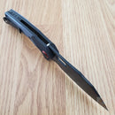 CJRB Caldera Liner Folding Knife 3.5" AR-RPM9 Steel Blade Black/Blue/Gray G10