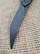 Bestech Knives Kamoza Folding Knife 3.63" Bohler M390 Steel Blade Black Titanium Handle